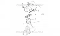 Starter motor cover