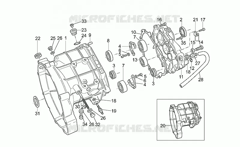 Transmission cage