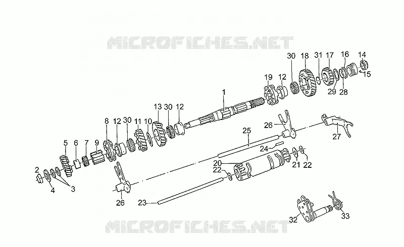 Driven shaft