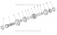 Primary gear shaft