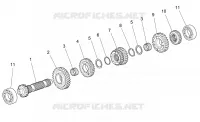 Primary gear shaft