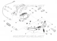 Rear master cylinder
