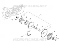 Half-pulley assy., driving