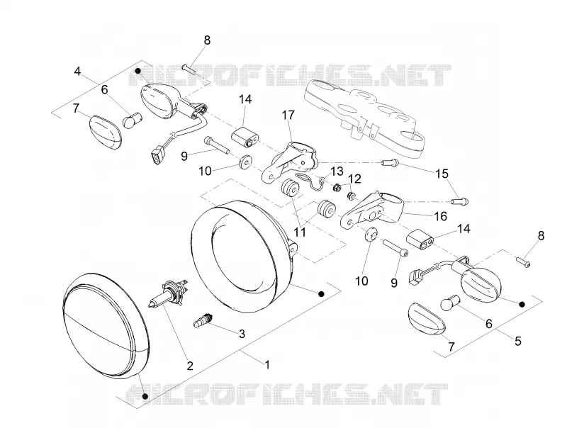 Front headlamps