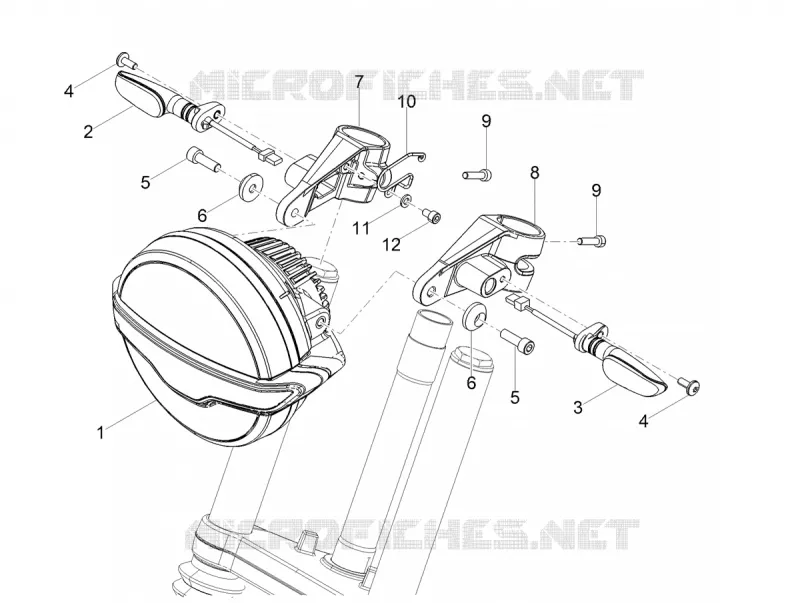 Front headlamps