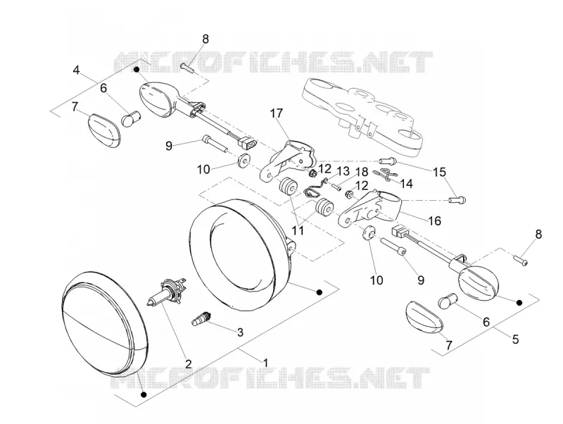 Front headlamps