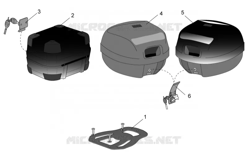Acc. - Top/cases, side cases
