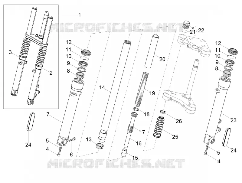 Front fork Kaifa