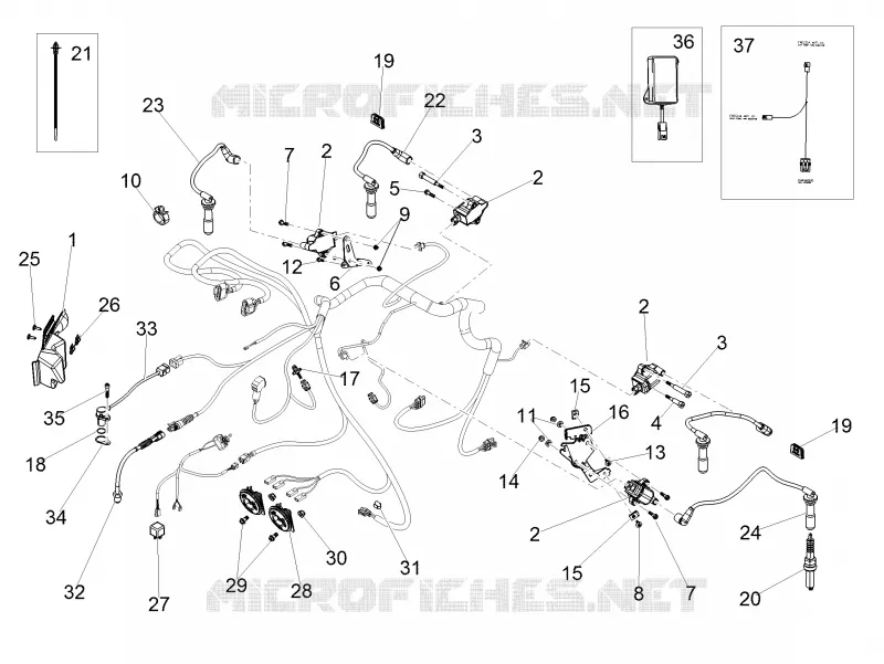 Front electrical system