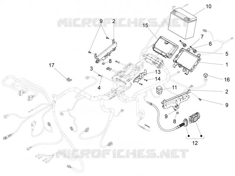 Rear electrical system