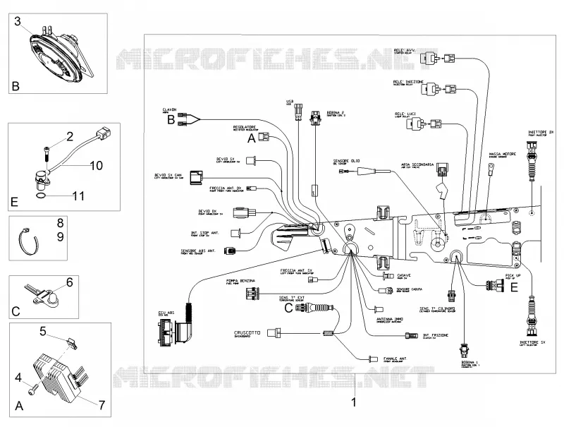 Front electrical system