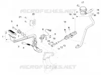 Rear master cylinder