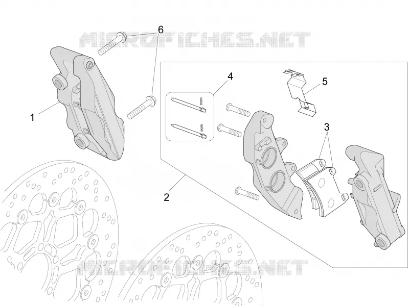 Front brake caliper