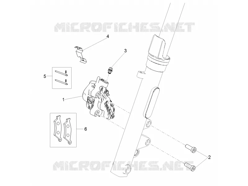 Front brake caliper