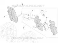 Front brake caliper