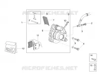Front brake caliper